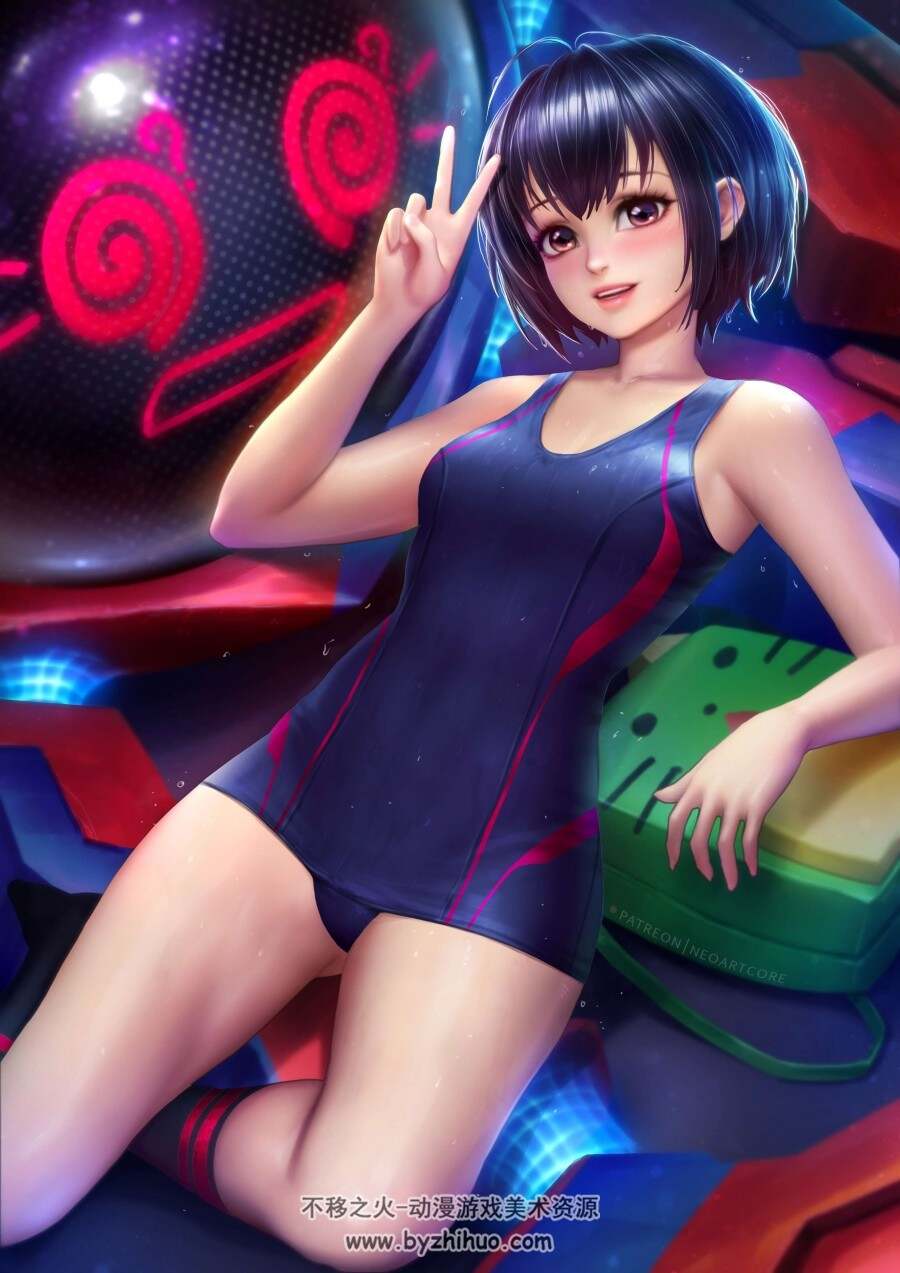 NeoArtCorE合集 包含作画PSD 作画步骤，合集包【3.9G 1500P+】