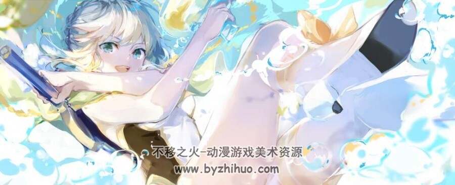 【2017P站画师作品集】高清图片合集日系原画插画二次元美女图片+教程