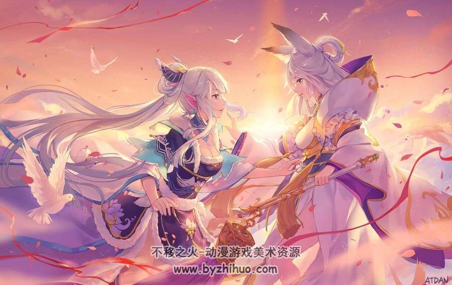 【2017P站画师作品集】高清图片合集日系原画插画二次元美女图片+教程