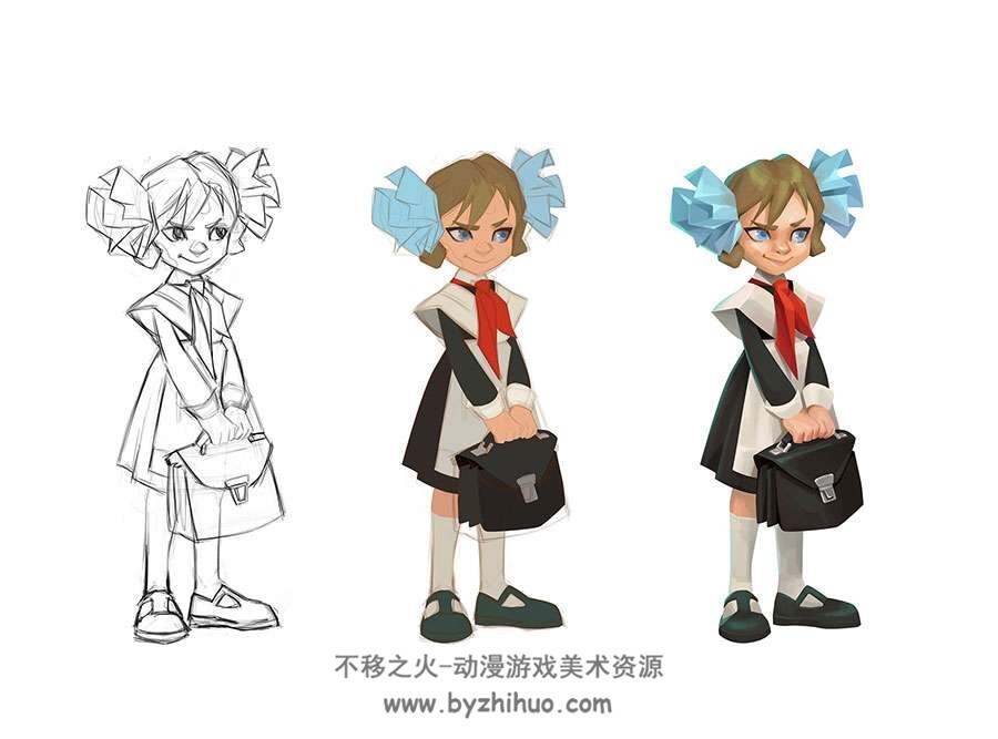 俄罗斯自由艺术家Natalia Tsy 插画原画壁纸图片美术包下载 66P