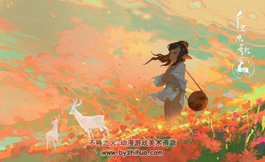 国人画师俊西JUNC 画风温柔的插画图片分享下载 228P