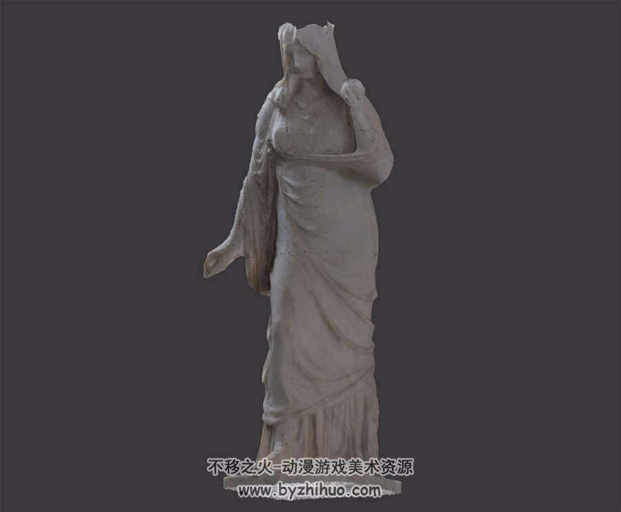 佩涅洛佩雕塑 西方艺术雕塑3D超高精模型 逼真写实风
