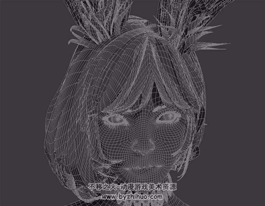 兔女郎半身像 影视级超逼真高精模 写实风3D模型