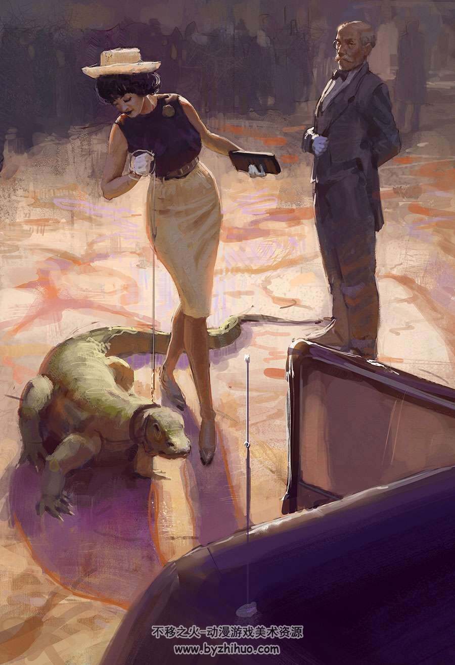 加拿大高级艺术家Krist Miha 油画风格插画原画图集分享 104P