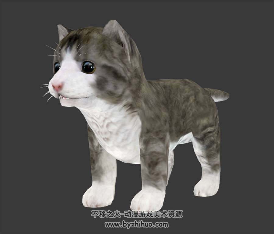 小猫咪合集3D模型下载 FBX格式含贴图