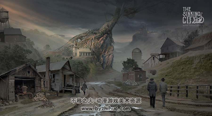 The Sinking City 沉没之城场景角色道具原画设定概念参考 105P