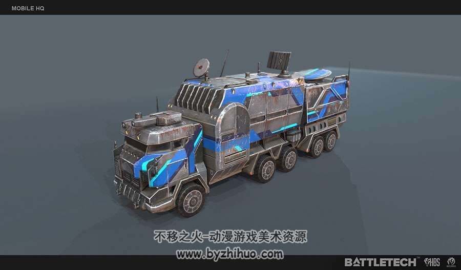 BattleTech暴战机甲兵 3D渲染场景道具原画美术素材参考 217P