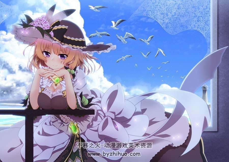 二次元动漫个性横竖屏少女高清壁纸图包下载 390P