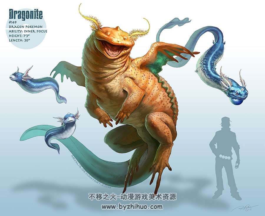 Arvalis画师的怪物生物原画概念设计分享下载 50P