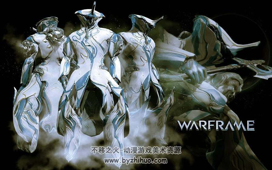 Warframe 星际战甲角色道具2D3D原画设定参考 153P