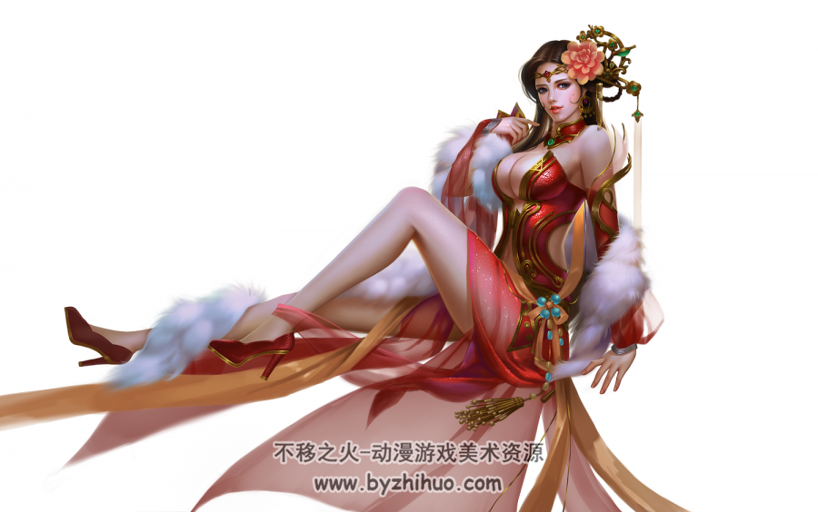 古风仙侠角色原画1400多张