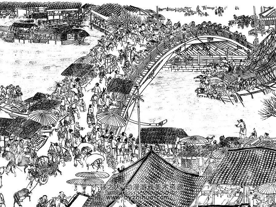古画长卷 8幅 超高清珍贵资中国传统绘画艺术资源下载 6.12GB