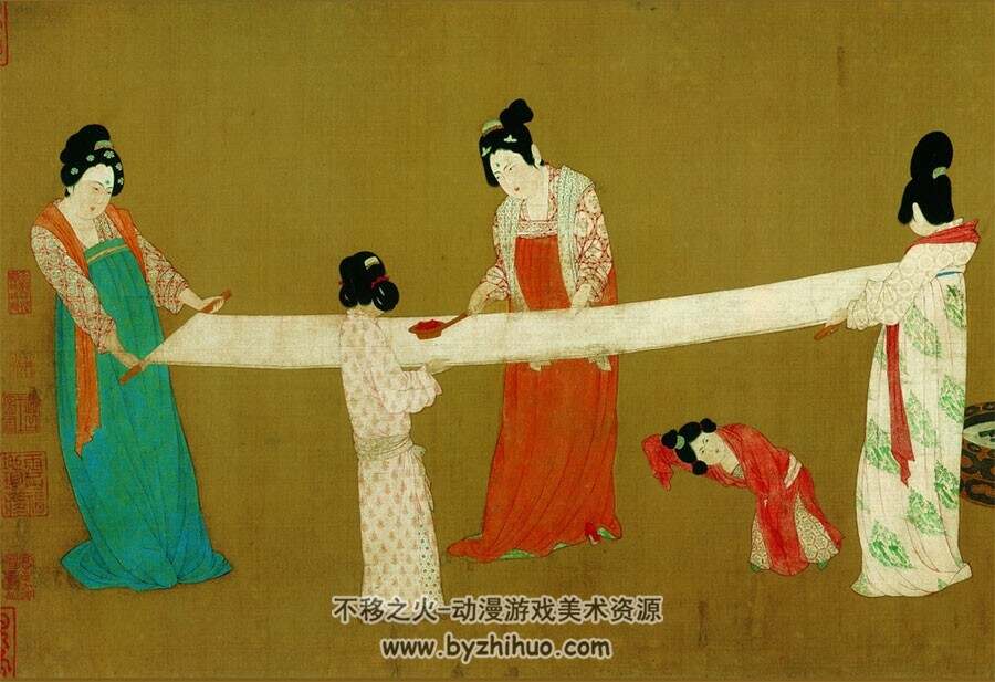 古画长卷 8幅 超高清珍贵资中国传统绘画艺术资源下载 6.12GB