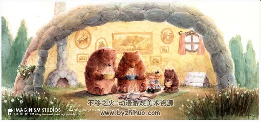 KEI ACEDERE 儿童插画作品欣赏集 百度网盘资源下载 50P