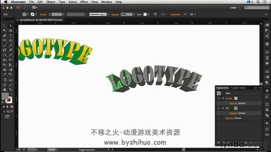 Logo设计 外国视觉商标设计制作方法视频教程