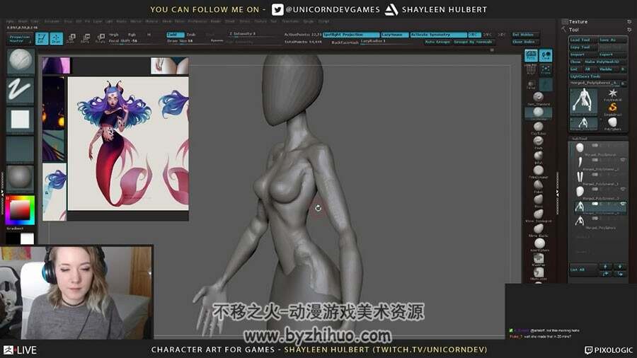 ZBrush 角色创建 雕刻入门基础视频教程