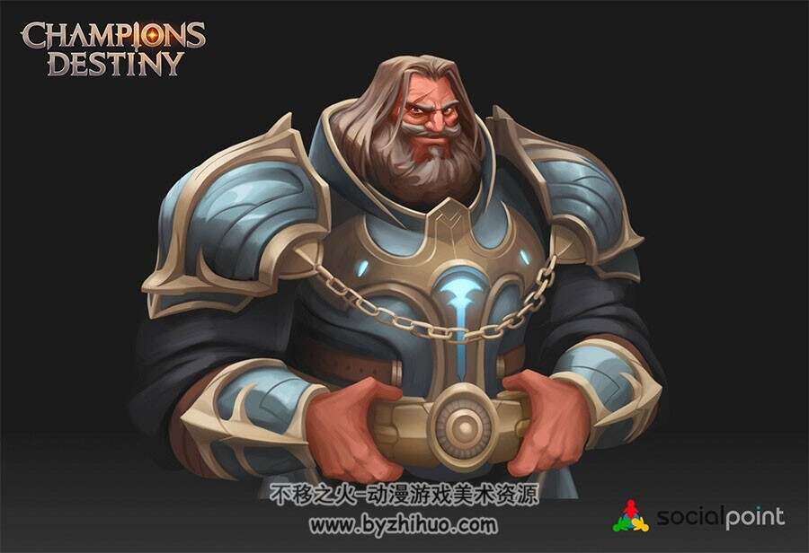 Champions Destiny角色场景原画三视图概念设定参考 84P
