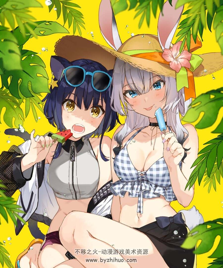画师シソ 日系插画高清壁纸图包分享下载 95P
