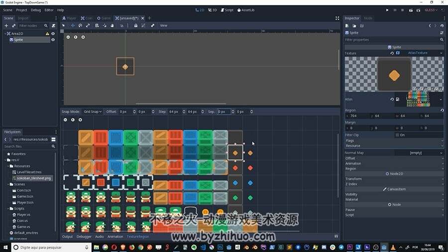 Godot无需编程 制作游戏技术训练视频教程