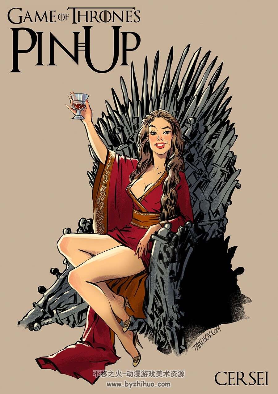 Game of Thrones权力的游戏同人插画作品图包分享下载 103P
