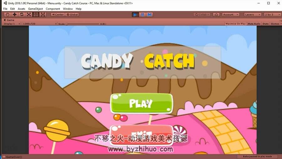 Unity 中 C#脚本编程 游戏开发实例视频教程 附源文件