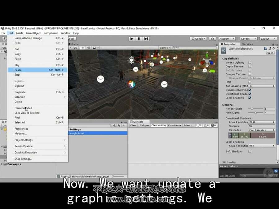 Unity材质着色器 基础教学核心技术视频教程 附源文件