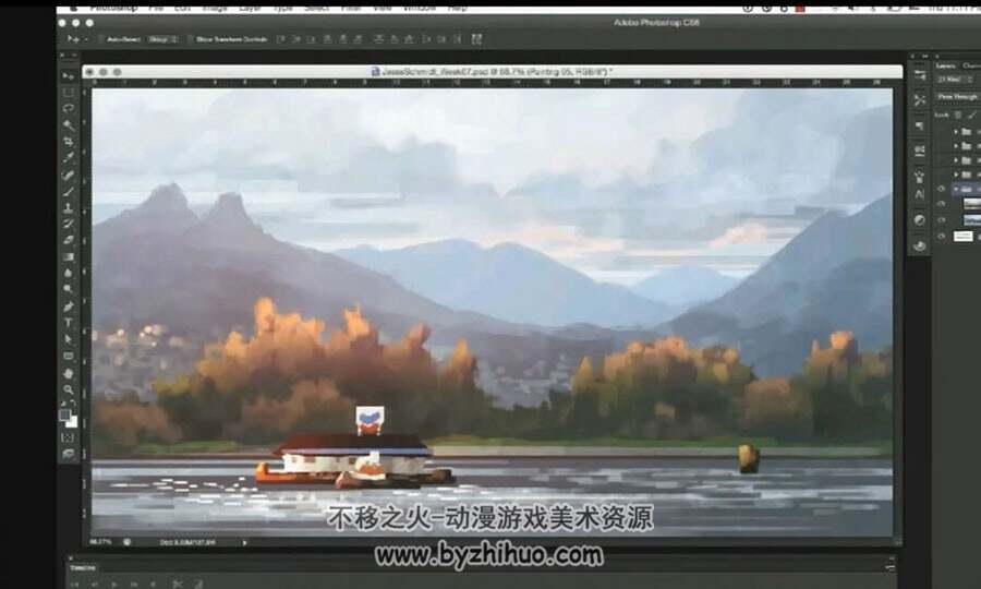 皮克斯动画美术设计 基础光线与色彩 中文字幕视频教程 附源文件
