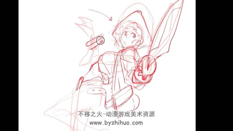 动漫人体结构 角色动作姿势深入研究大师级视频教程
