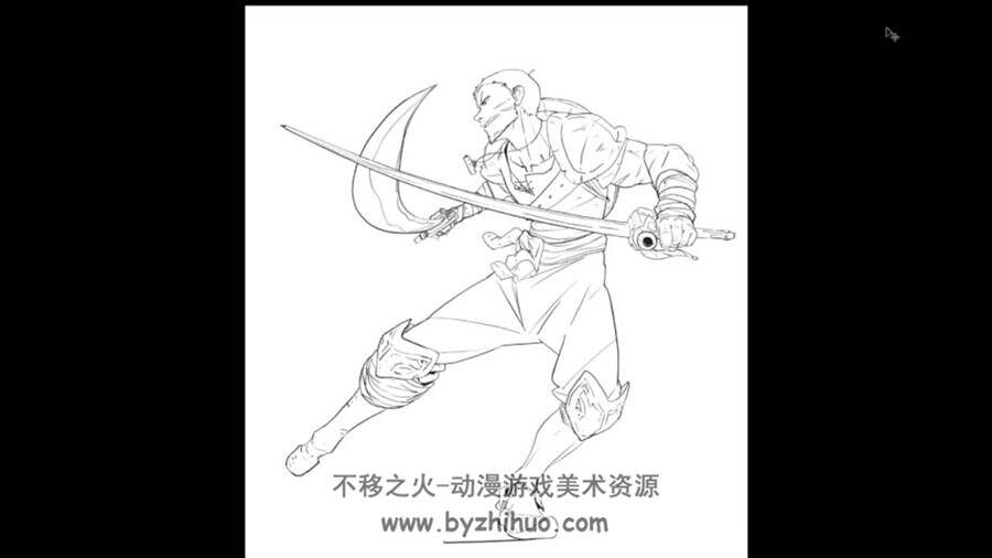 动漫人体结构 角色动作姿势深入研究大师级视频教程