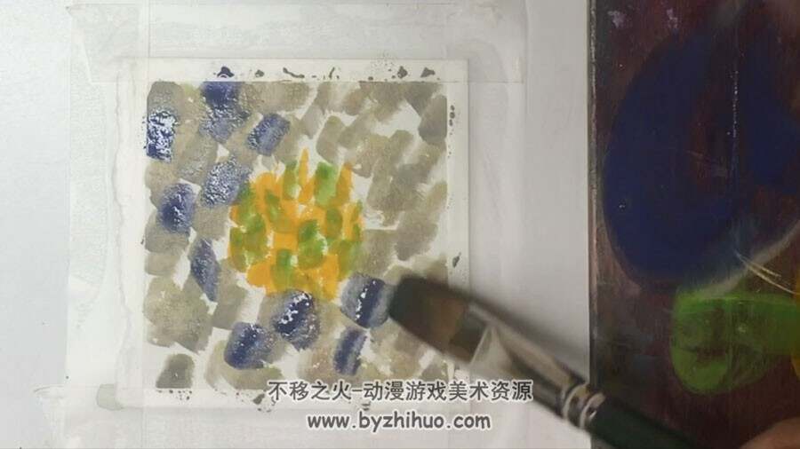 传统水粉画 手绘小夹片实例绘制视频教程合集