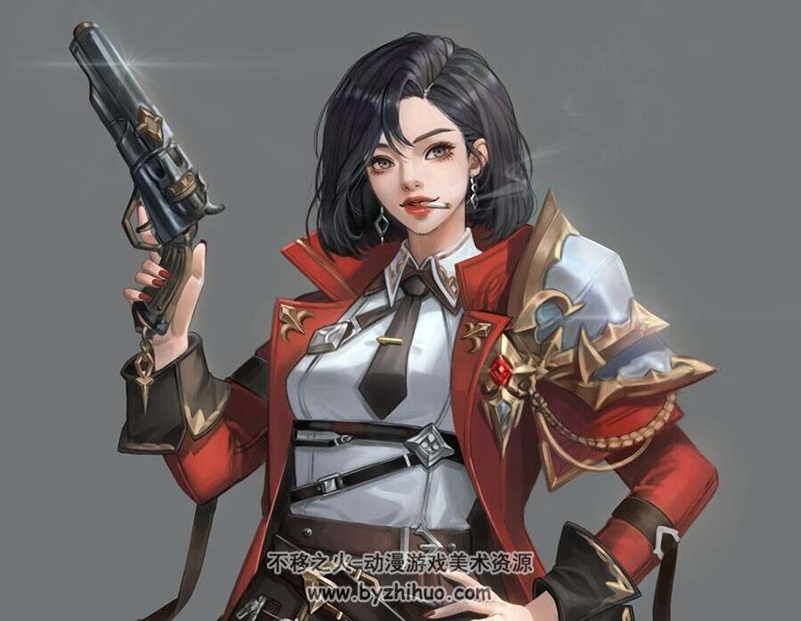 韩国画师Shumolly人物设定原画概念参考赏析下载 63P