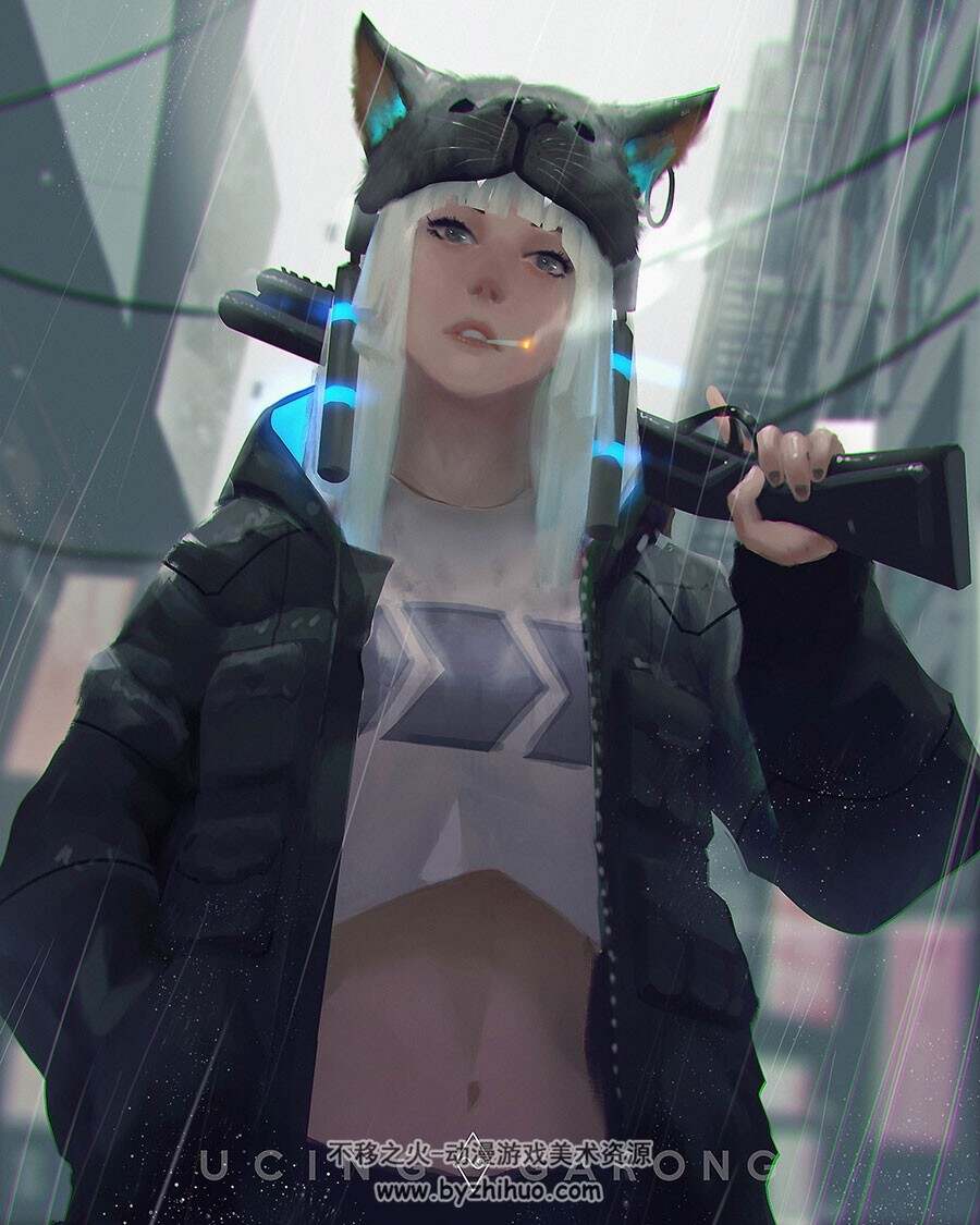 印尼画师Fahmi Fauzi综合原画作品含绘画过程视频分享下载 106P