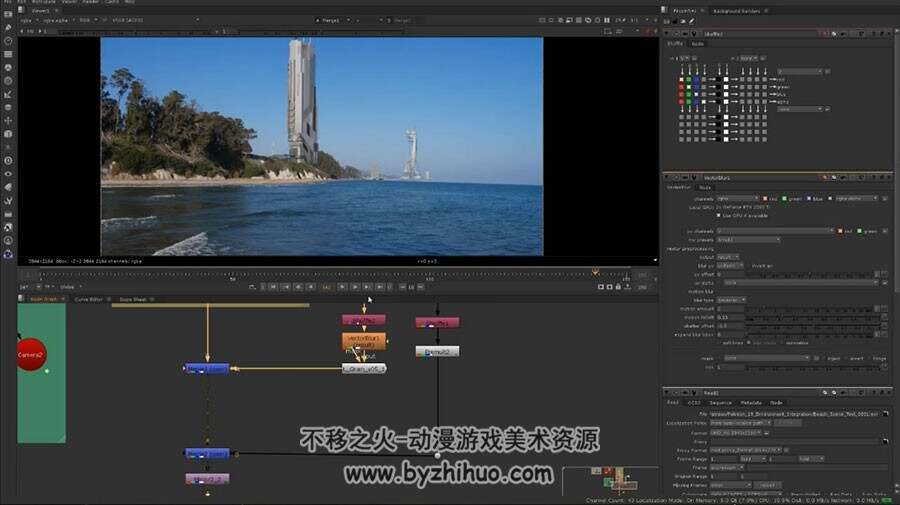 Redshift Houdini 视频教程 大师级艺术作品 案例教学附源文件