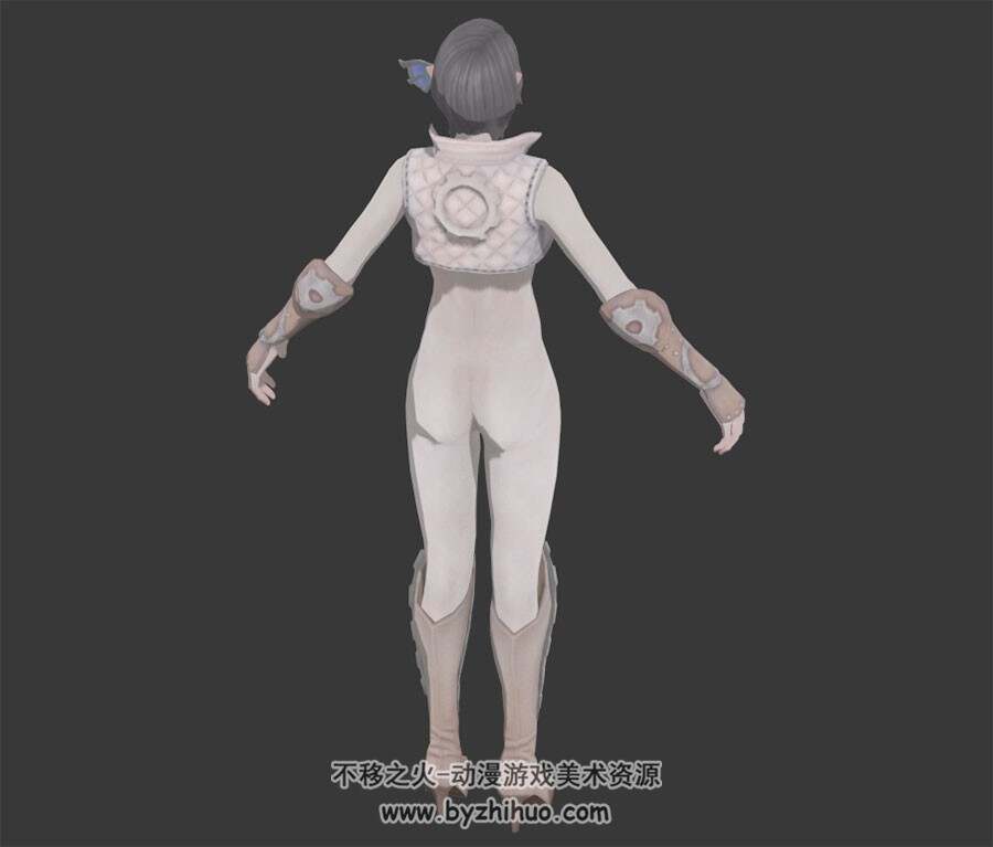 欧美魔幻风格女精灵3DMax FBX模型下载