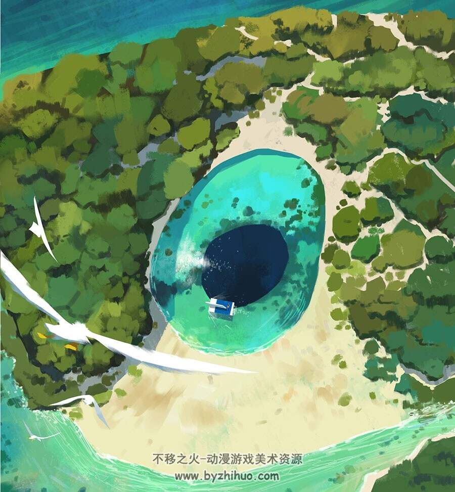 把风景定格在画面中 韩国插画师Shin jong hun的插画作品分享下载 223P