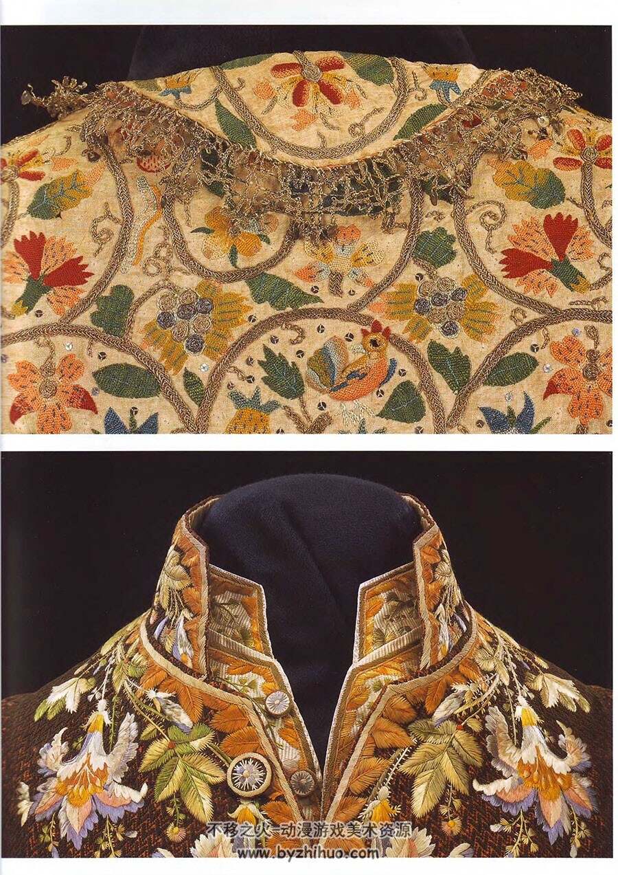 Historical Fashion in Detail 17-18世纪 历史上的时装缝纫细节照片素材