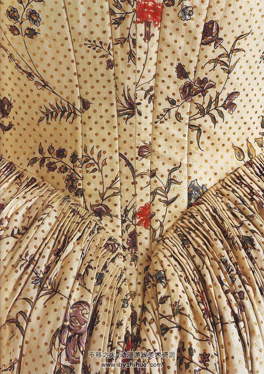 Historical Fashion in Detail 17-18世纪 历史上的时装缝纫细节照片素材