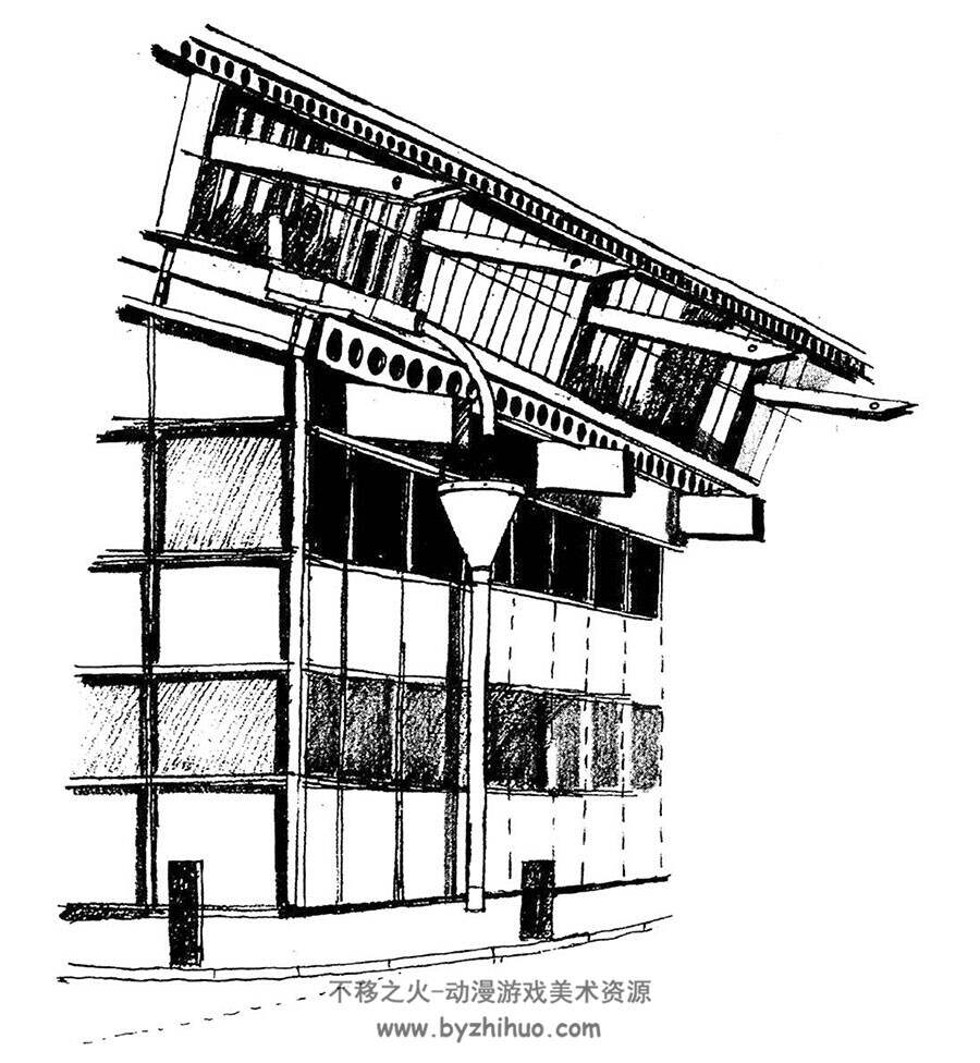 Understanding Architecture Through Drawing 通过绘画理解建筑 手绘风景建筑