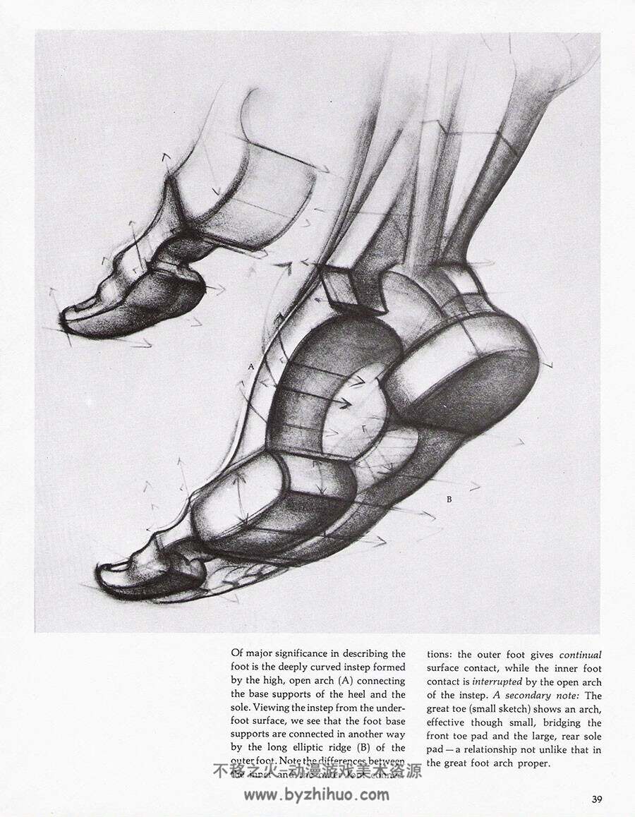 Dynamic Figure Drawing 动态绘画 Burne Hogarth 人体动作肌肉结构绘画教学网盘下载