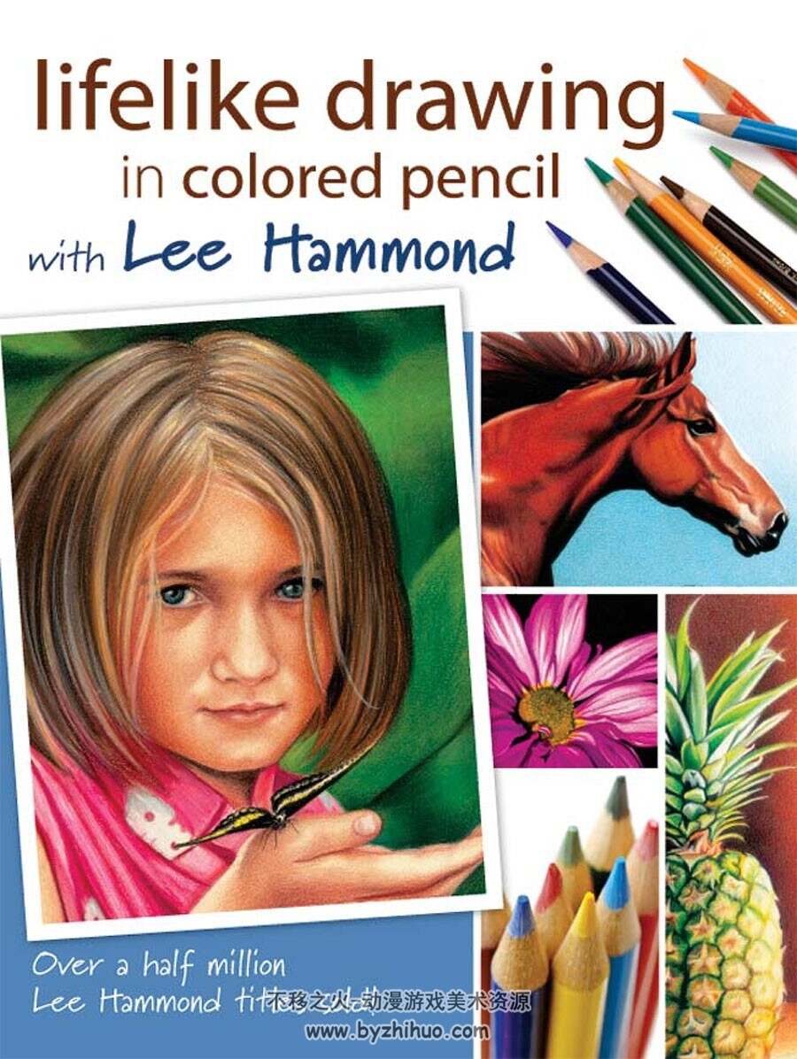 Lifelike Drawing in Colored Pencil 彩色铅笔写生 Lee Hammond 手绘教程 网盘下载