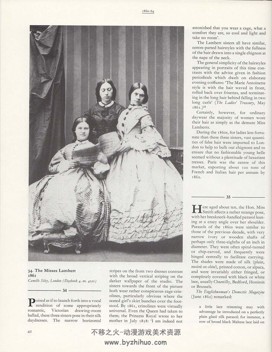 Fashion in Photographs 1860-1880 19世纪后期摄影时尚服装