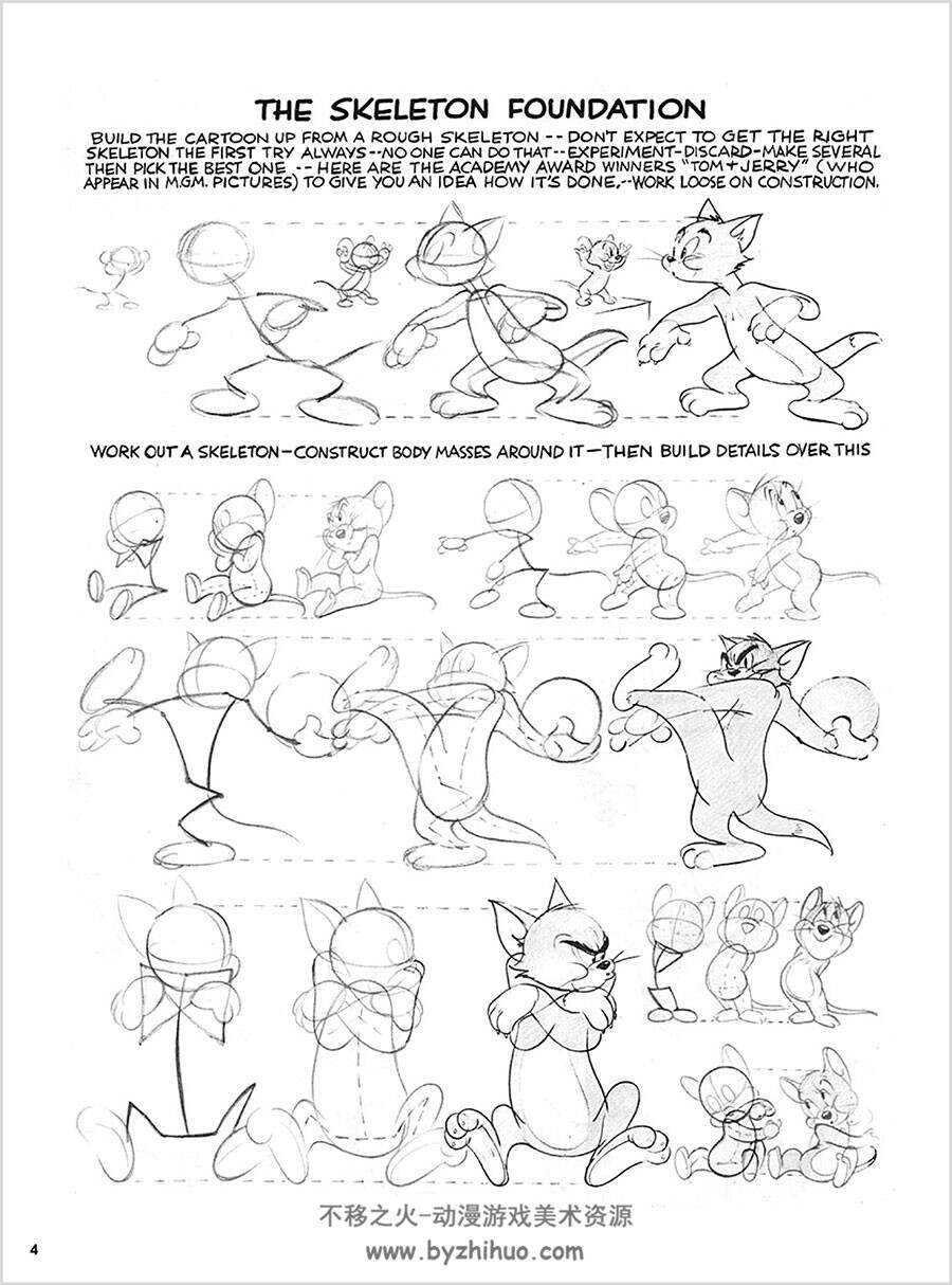 Advanced Animation 高级动画 Preston Blair 美国动画角色和运动规律绘画