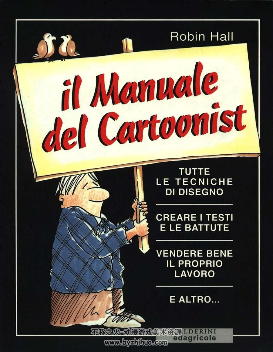 The Cartoonist's Manual 漫画家手册 Robin Hall 欧美漫画家创作教学