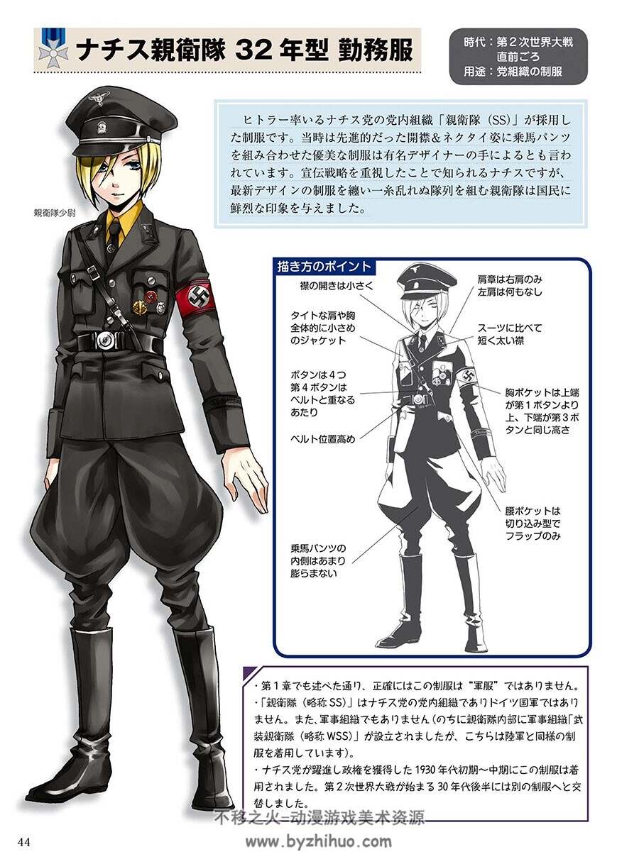 军服的描绘方法 从结构开始了解世界各国军装·军服 德军日军服装科普