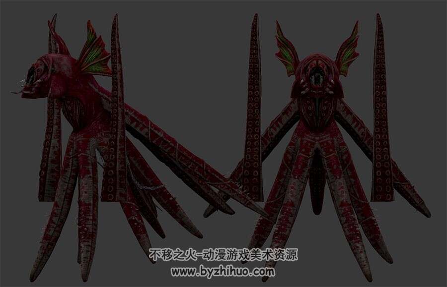 暗黑复仇者3 成套游戏角色怪物npc3DMax模型下载