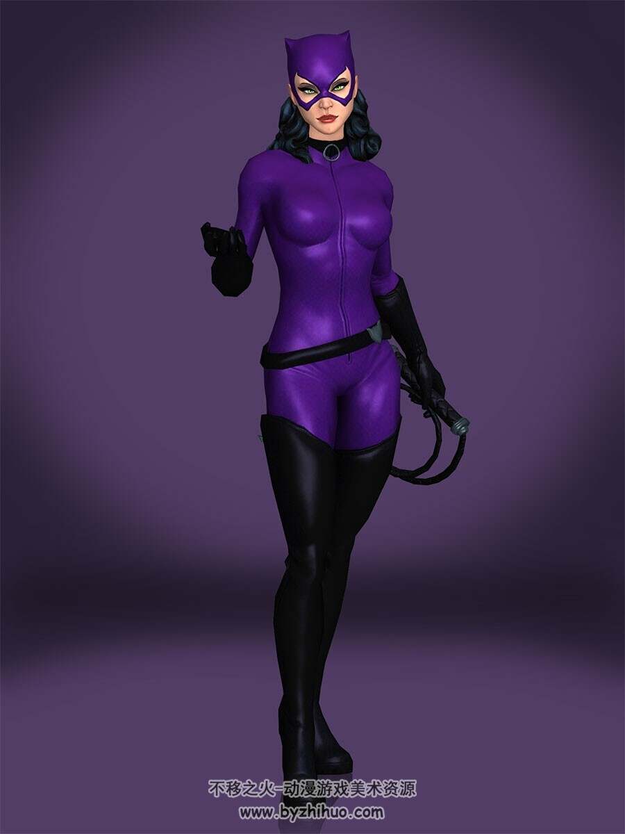 DC旗下的反英雄Catwoman猫女3D模型分享下载