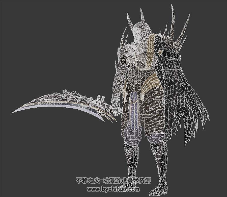 Black Knight嗜血代码游戏怪物角色3DFBX模型下载