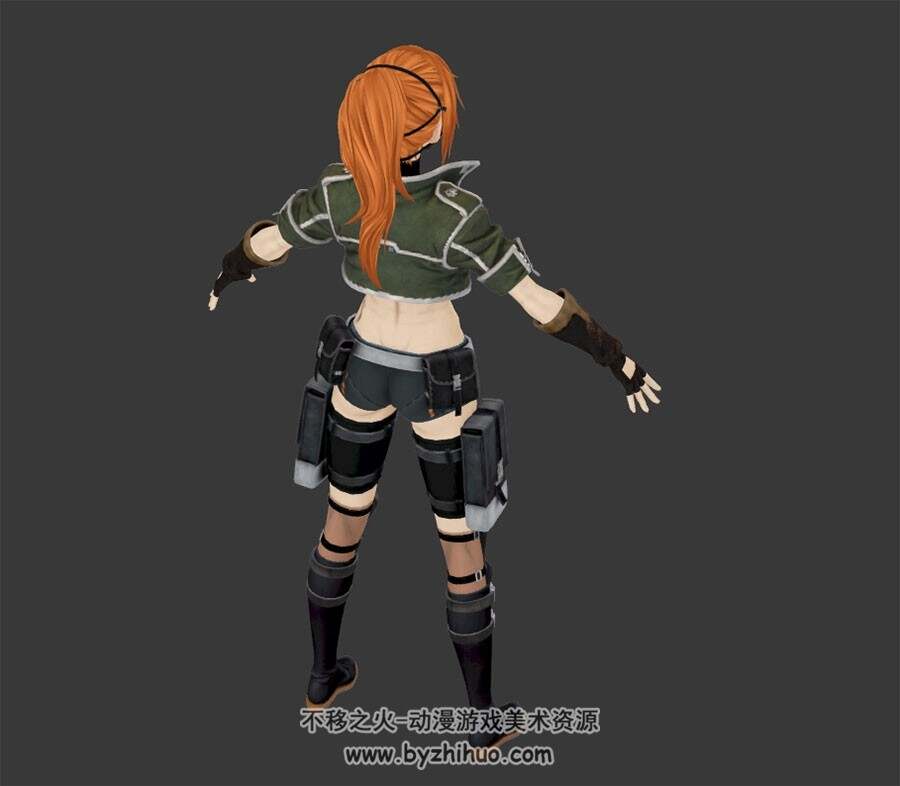 嗜血代码主要角色rinmurasame3dmaxfbx模型下载