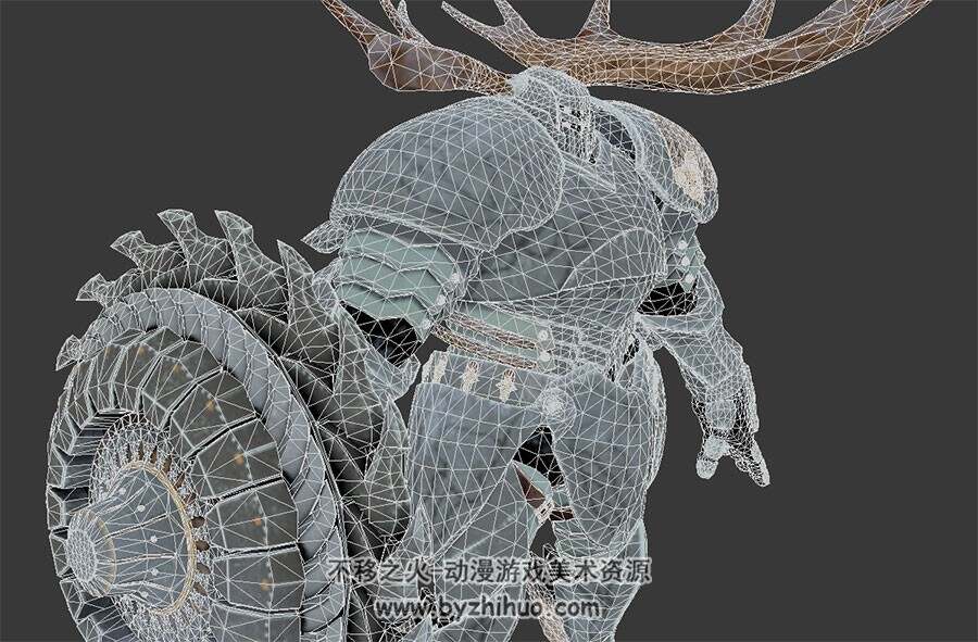 Successor of the Breath 嗜血代码 游戏大BOSS 3DMAX fbx模型分享下载