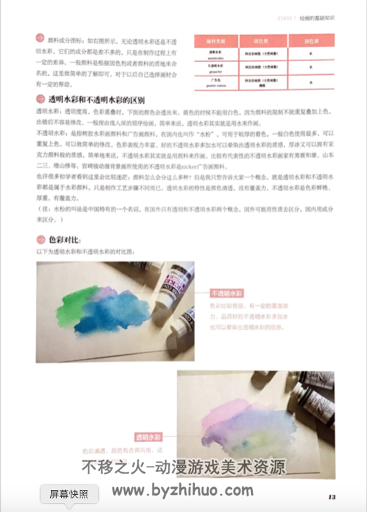 水彩风景绘（米蒂）手绘教程美术绘画素材参考pdf下载